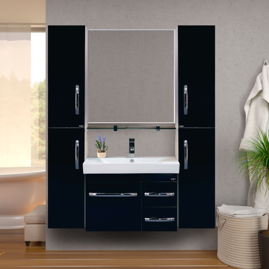 Пенал Misty Эмилия черный L