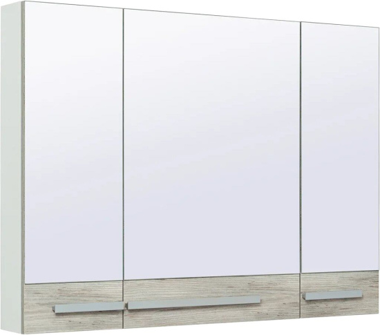 Зеркало-шкаф Runo Вудлайн 100, скандинавский дуб