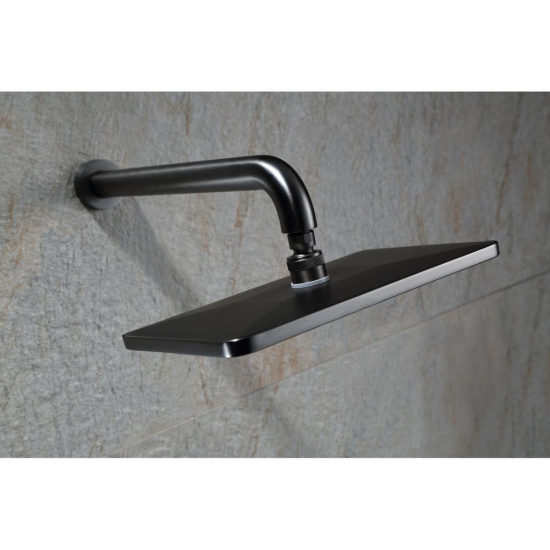 Душевая система  Black&White Universe 7567GM с изливом, термостат