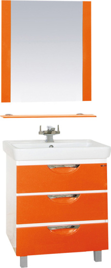 Зеркало Misty Жасмин 70 оранжевое