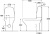 Унитаз-компакт Gustavsberg Estetic Hygienic Flush белый матовый
