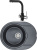 Комплект Мойка кухонная Paulmark Oval PM316550-BLM черный металлик + Смеситель Paulmark Essen Es213011-418 для кухонной мойки, черный металлик