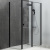 Душевой уголок Allen Brau Priority 160х100 3.31039.BBA + 3.31048.BBA, профиль черный браш