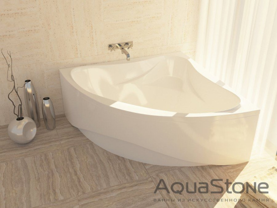 Ванна из искусственного камня AquaStone Флорида 135 см