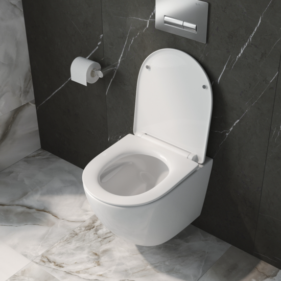 Инсталляция Grohe Rapid SL 38772001 с кнопкой + унитаз подвесной BelBagno Uno BB5177CH-TOR/SC