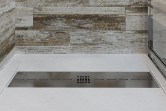 Поддон для душа Stworki Эстерсунд 140x90 белый камень