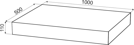 Мебель для ванной с раковиной Duravit Luv 60: столешница 100, дуб французский, без отверстий + 2 тумбы 50