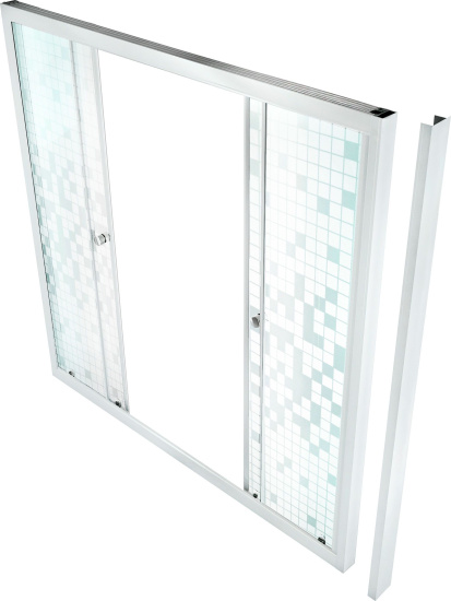 Шторка на ванну Triton мозаика 150 см