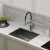 Смеситель для кухни Sancos Pride SC4011BNG, нержавеющая сталь