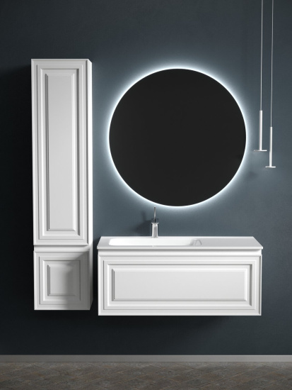 Тумба с раковиной Sancos Very 100 Bianco левая, VR100LW