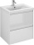 Тумба с раковиной Velvex Klaufs 60.2Y белая, подвесная