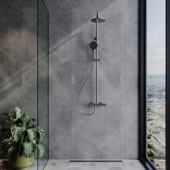 Душевая стойка AQUAme AQM8011CR