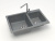 Мойка кухонная ZETT lab. T191Q008 темно-серая