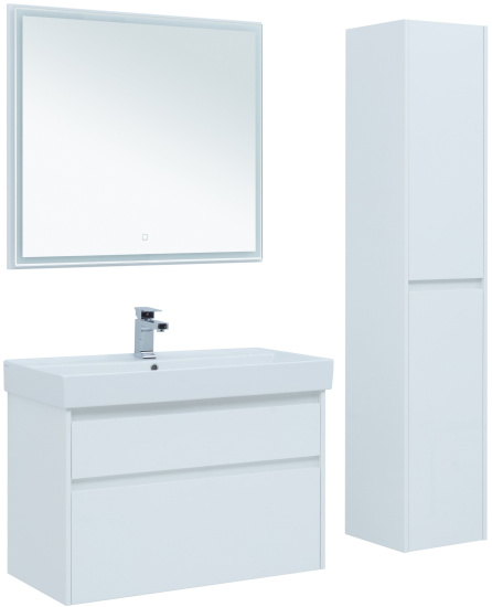 Пенал Aquanet Nova Lite 35 белый