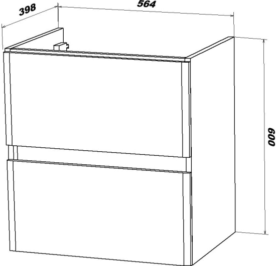 Мебель для ванной Sanstar Велья 60