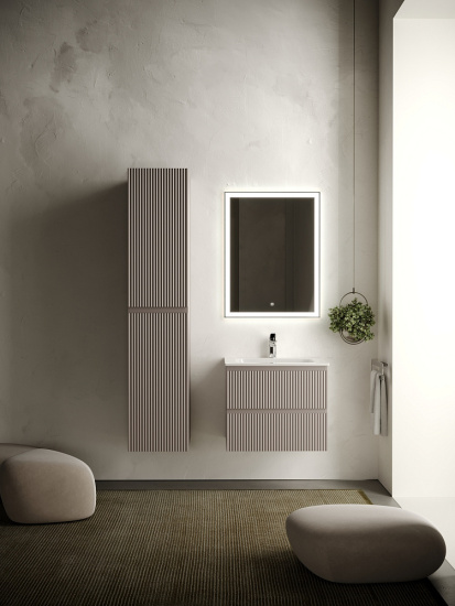 Тумба с раковиной Sancos Snob R 60 см, Doha Soft