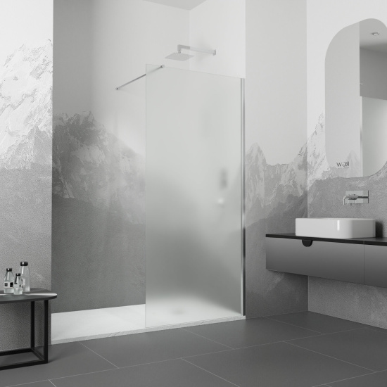 Душевая перегородка RGW WA-010 90x200, стекло сатин