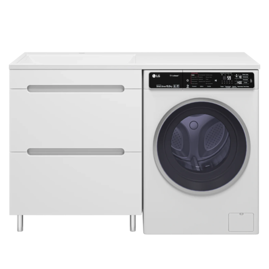 Тумба с раковиной Misty Байкал 70 L под стиральную машину, раковина Гавана 130
