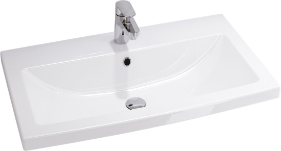 Тумба с раковиной Bellezza Пегас 70 напольная, белая