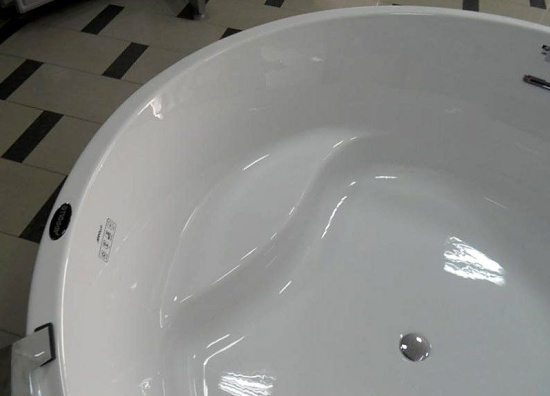 Акриловая ванна Appollo AT-9086 с аэромассажем 180 см