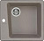 Мойка кухонная AQUATON Парма серый шелк