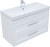 Тумба с раковиной Aquanet Бостон New 100 Flash белый сатин