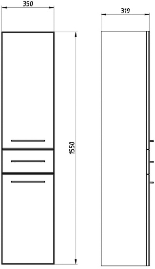 Пенал ASB-Woodline Санди 35