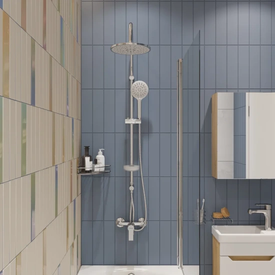 Душевая стойка Stworki Ноттвиль NO-08cr