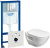 Инсталляция Grohe Rapid SL 38775001 + кнопка + унитаз подвесной Bien Harmony безободковый с биде