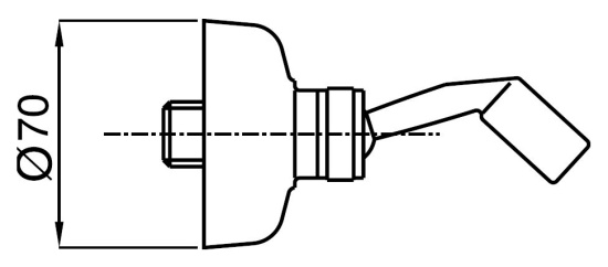 Настенный держатель Migliore Ricambi ML.RIC-31.742 Cr