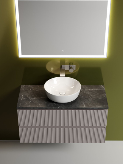 Тумба с раковиной Sancos Snob T 100 Doha Soft SNT100SM, подвесная