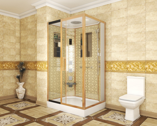 Душевая кабина Niagara Lux NG-7711GL золото