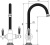 Смеситель для кухни Zorg Sanitary ZR 352 YF BR