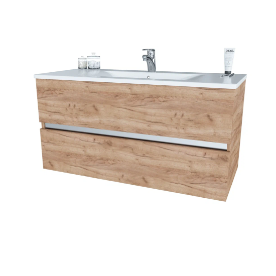 Тумба с раковиной Sanvit Кубэ-2 100 ясень