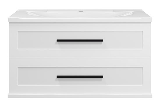 Тумба с раковиной Misty Модерн 100 подвесная