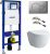 Инсталляция Geberit Duofix UP320 111.300.00.5 с кнопкой Sigma 01 115.770.46.5 + унитаз подвесной Laufen Pro Rimless 8.2096.6.000.000.1 + крепления Инсталляция Geberit Duofix UP320 111.300.00.5 с кнопкой Sigma 01 115.770.46.5 + унитаз подвесной Laufen Pro Rimless 8.2096.6.000.000.1 + крепления