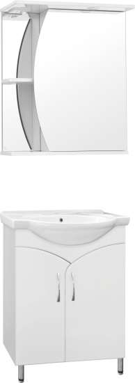 Тумба с раковиной Style Line Эко Стандарт №15 60 белая