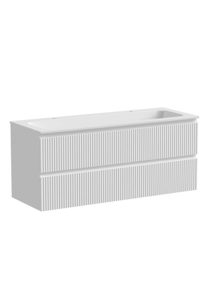 Тумба с раковиной Sancos Snob R 120 Bianco SNR120W, подвесная
