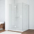 Душевой уголок Vegas Glass AFA-F 110*100 01 01 L профиль белый, стекло прозрачное