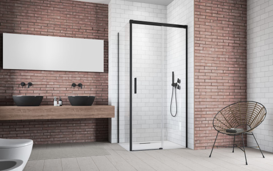 Душевой уголок Radaway Idea Black KDJ 110x90 R