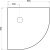 Поддон для душа Acquabella Base Slate 90x90 R negro