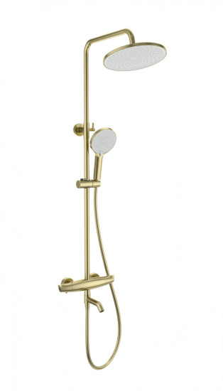 Душевая стойка Wonzon & Woghand Capsule WW-B3031-A2-BG с термостатом