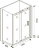 Душевой уголок Good Door Altair WTW+SP 140х90х195 см