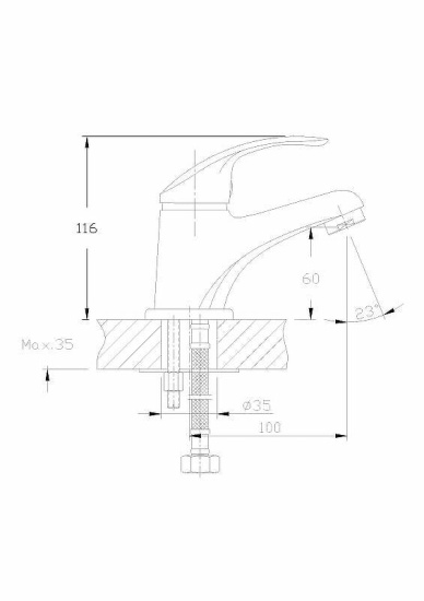 Смеситель для раковины Haiba HB1036