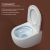 Подвесной унитаз Ceramicanova Тренд (Vogue) CN4008TMW Подвесной унитаз Ceramicanova Тренд (Vogue) CN4008TMW