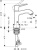 Смеситель для раковины Hansgrohe Metris Classic 31077000
