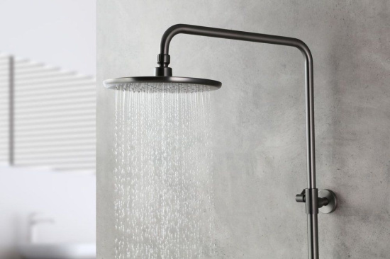 Душевая стойка Lemark Bronx LM3770GM, термостат