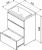Мебель для ванной Am.Pm Gem S 60 напольная