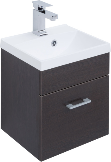 Тумба с раковиной Aquanet Нота 40 венге