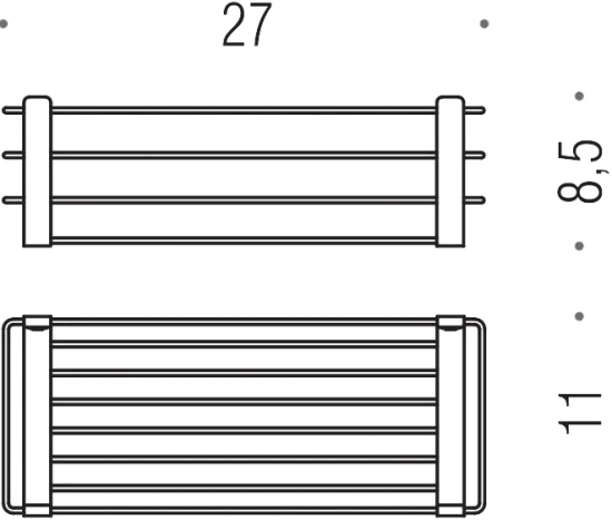 Полка Colombo Design Angolari B9632.NM